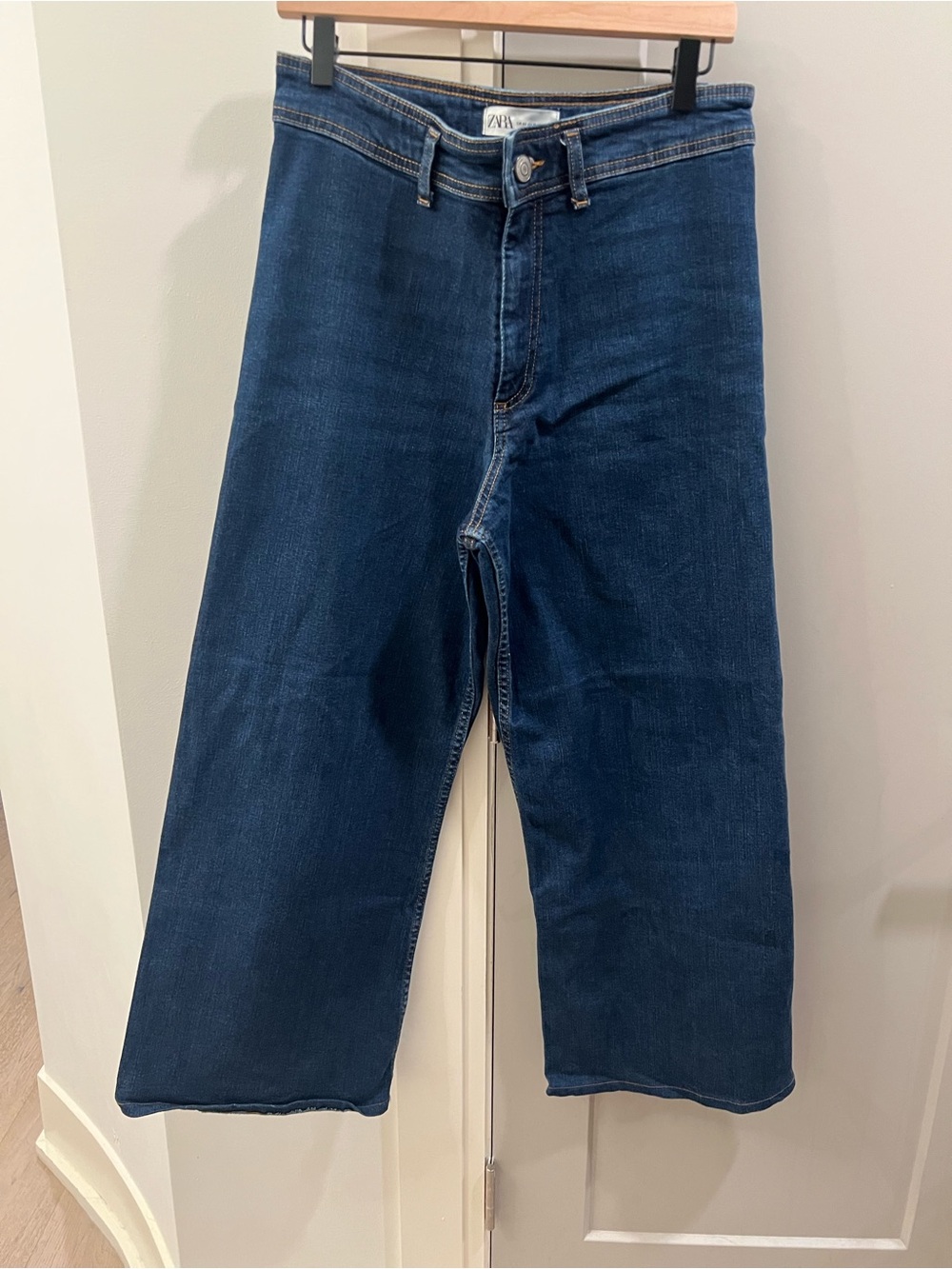 Zara High Waisted Flared Jeans